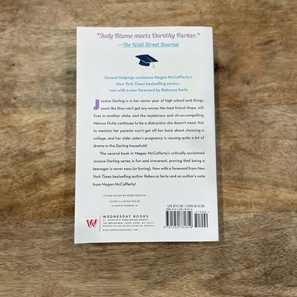 5/$20 NEW Second Helpings by Megan McCafferty-Jessica Darling Book 2 in Series - Picture 2 of 3